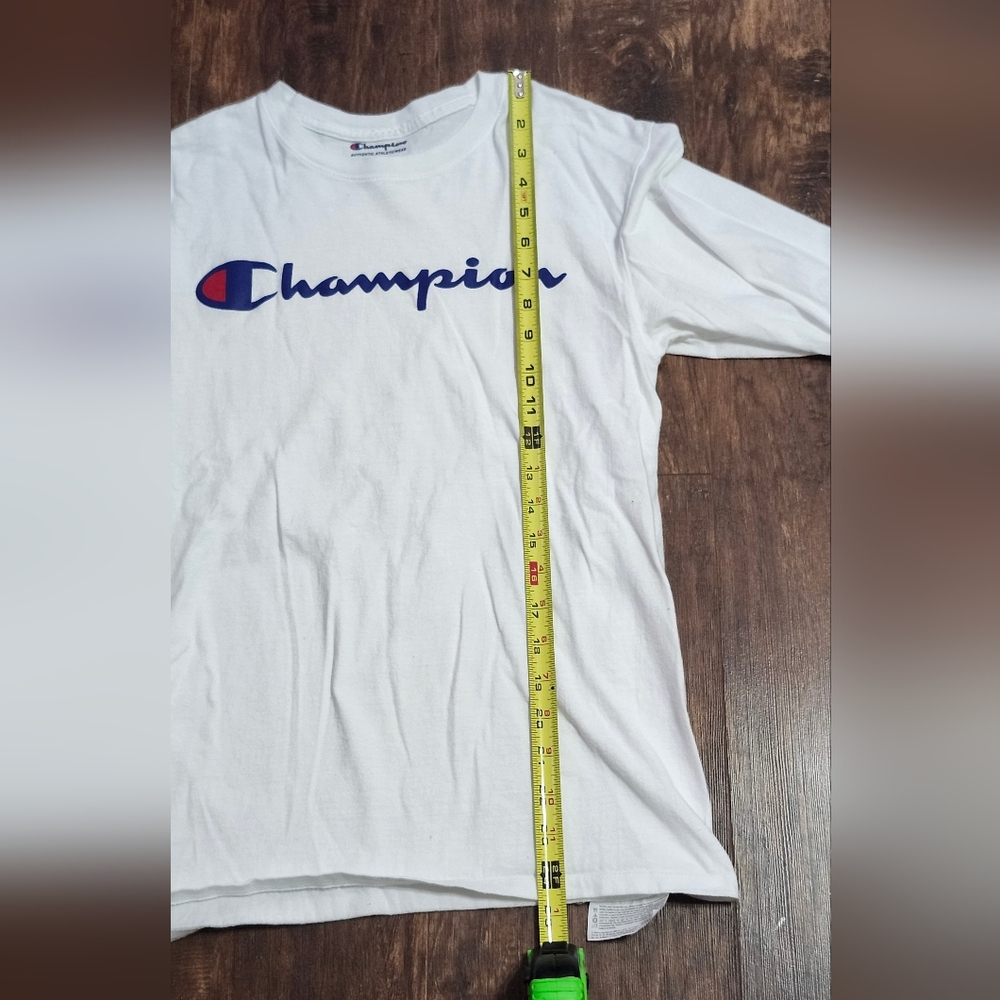 Champion Long Sleeve T-shirt. White Color . Size Small - Picture 7 of 8